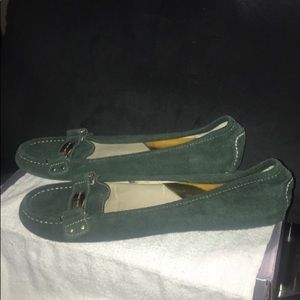 Michael Kors GreenSuede Leather Moccasin